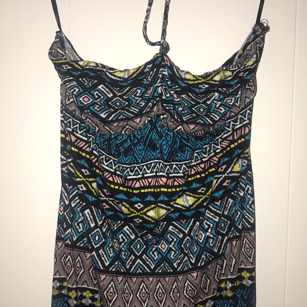 Boho printed maxi dress!